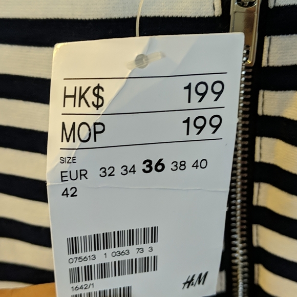 H&M | Striped Peplum Dress - Picture 3 of 3